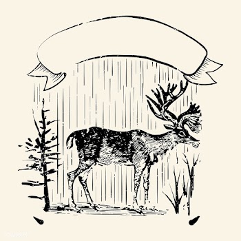 Wild deer logo illustration | Free stock vector - 562922