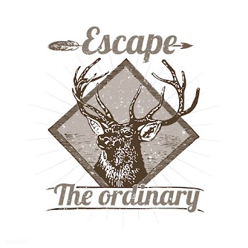 Wild deer logo illustration | Free stock vector - 562982