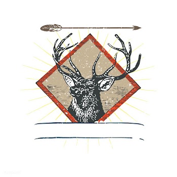Wild deer logo illustration | Free stock vector - 563010