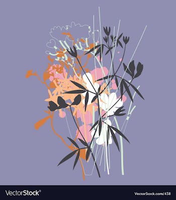 Wild flowers vector image