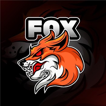 Wild fox mascot logo Free Vector