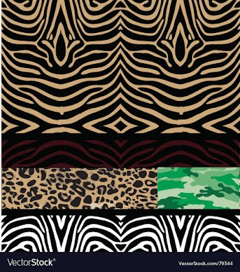 Wild patters vector image