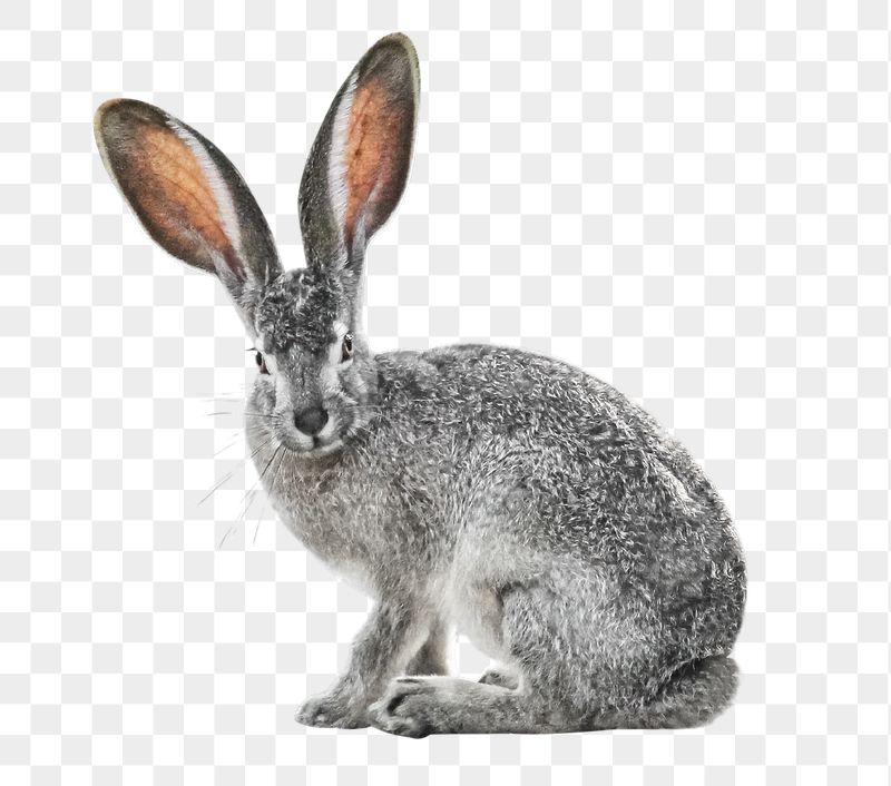Wild rabbit png sticker, transparent | Free PNG - rawpixel