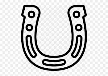 Wild West Clipart Wedding Horseshoe - Wild West Horse Shoe