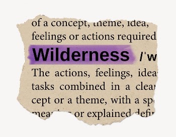 Wilderness ripped dictionary, editable word | Free PSD - rawpixel