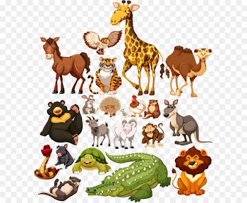 Wildlife Animal Clip art - Vector cartoon animal FIG. 