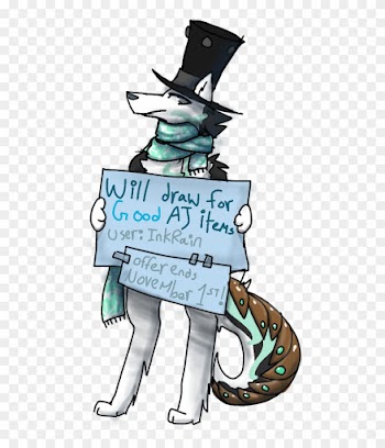 Will Draw For Good Aj Items By Wyvernborne On Deviantart - Arctic Wolf Drawing Aj