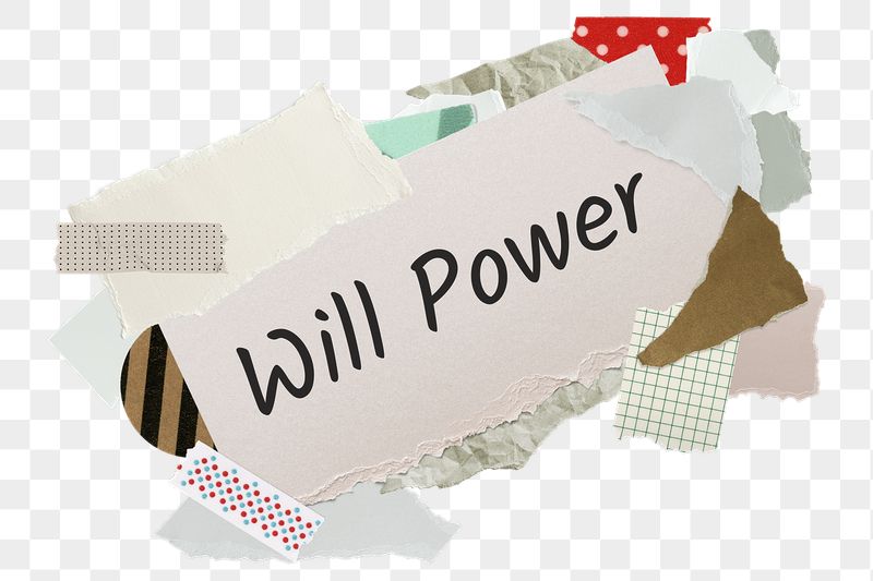Will power png word sticker, | Free PNG - rawpixel