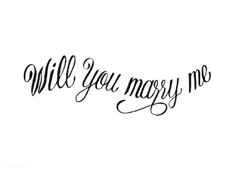 Will you marry me typography design | Free stock vector - 425564
