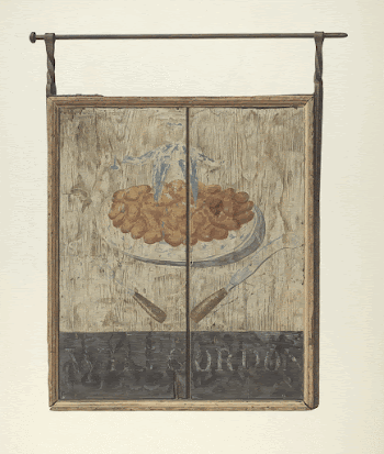 William Gordon's Tavern Sign (ca.1940) | Free Photo - rawpixel