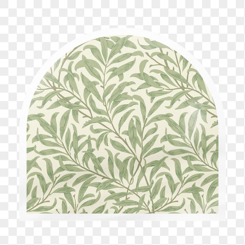 William Morris png leaf pattern | Free PNG - rawpixel