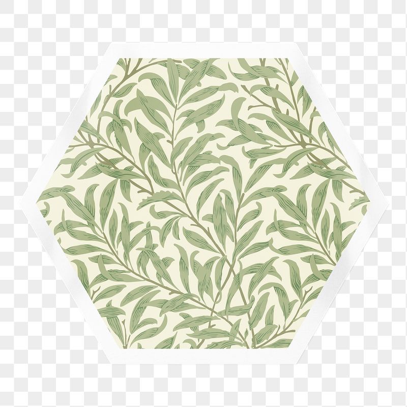 William Morris png leaf pattern | Free PNG - rawpixel