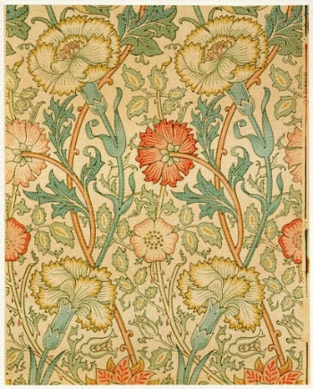 William Morris's (1834-1896) Pink and | Free Photo Illustration - rawpixel