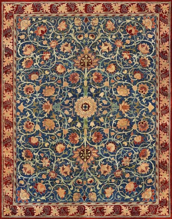 William Morris's Holland Park Carpet | Free Photo Illustration - rawpixel