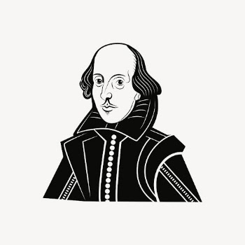 William Shakespeare sticker, portrait illustration | Free Vector - rawpixel