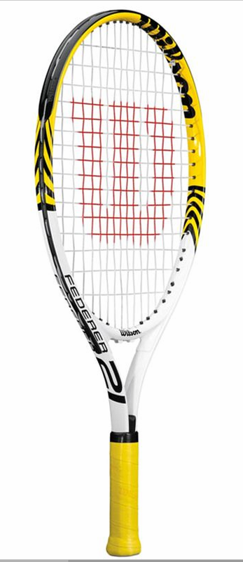 Wilson Federer Junior 21 Tennis Racket, Pre-Strung