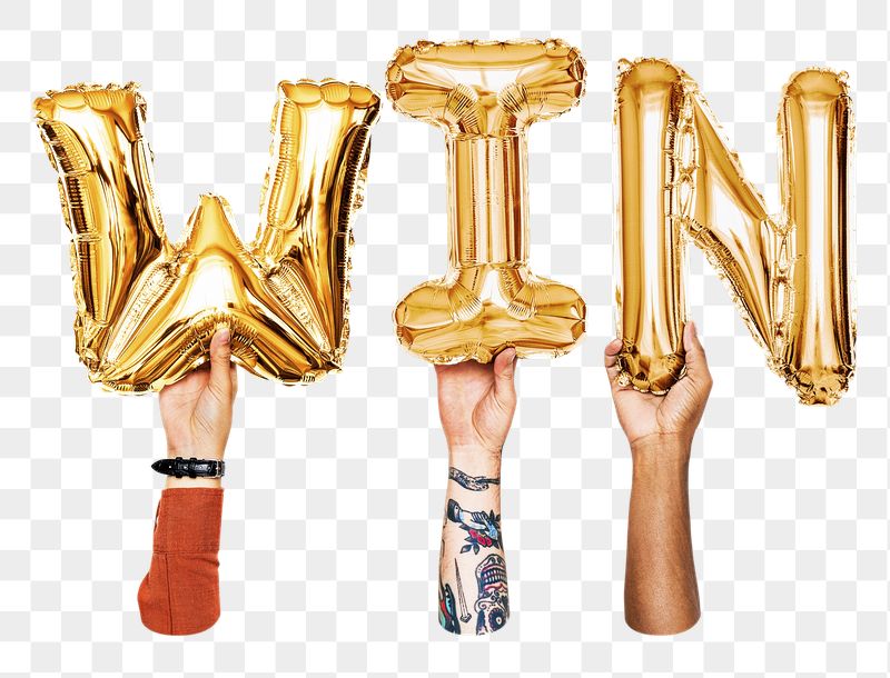 Win balloon png word sticker, | Free PNG - rawpixel