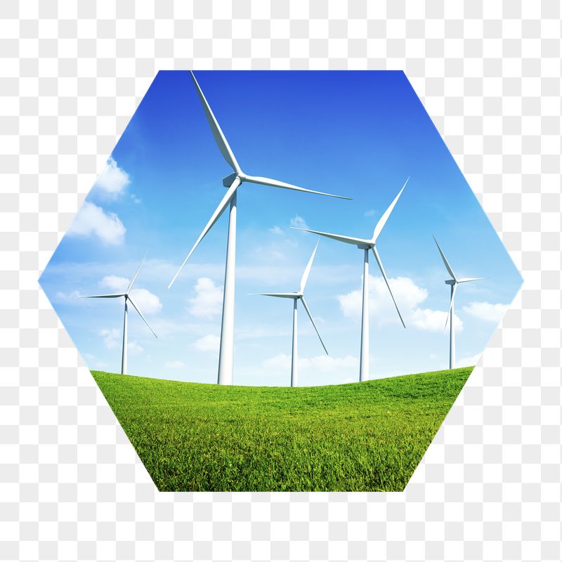 Wind farm png badge sticker, | Free PNG - rawpixel