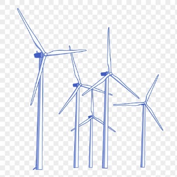 Wind farm png sticker, renewable | Free PNG - rawpixel