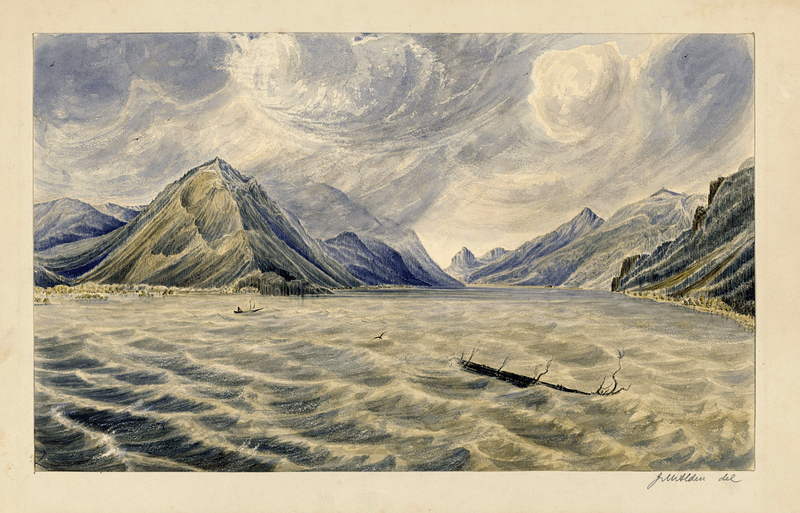 "Wind Mountain", watercolor painting by James | Free PNG - rawpixel