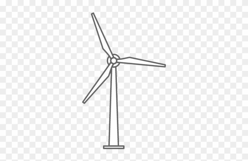 Wind Power Industry - Transparent Background Wind Turbine Clipart