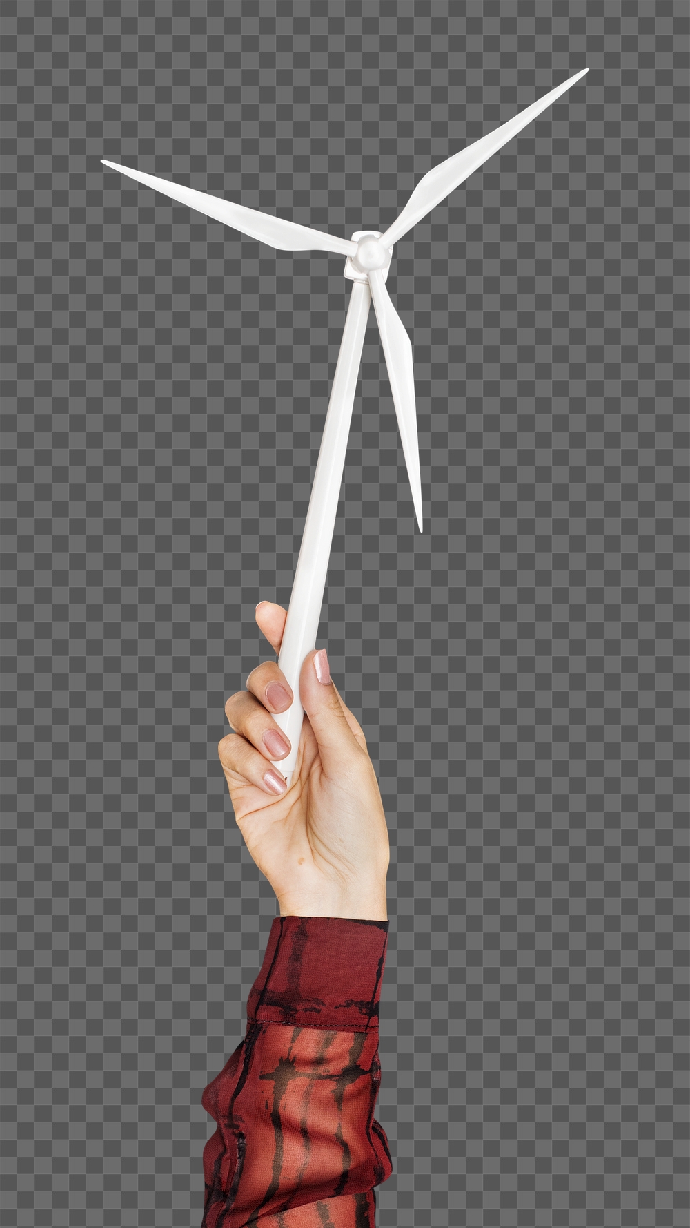 Wind power png in hand | Free PNG - rawpixel