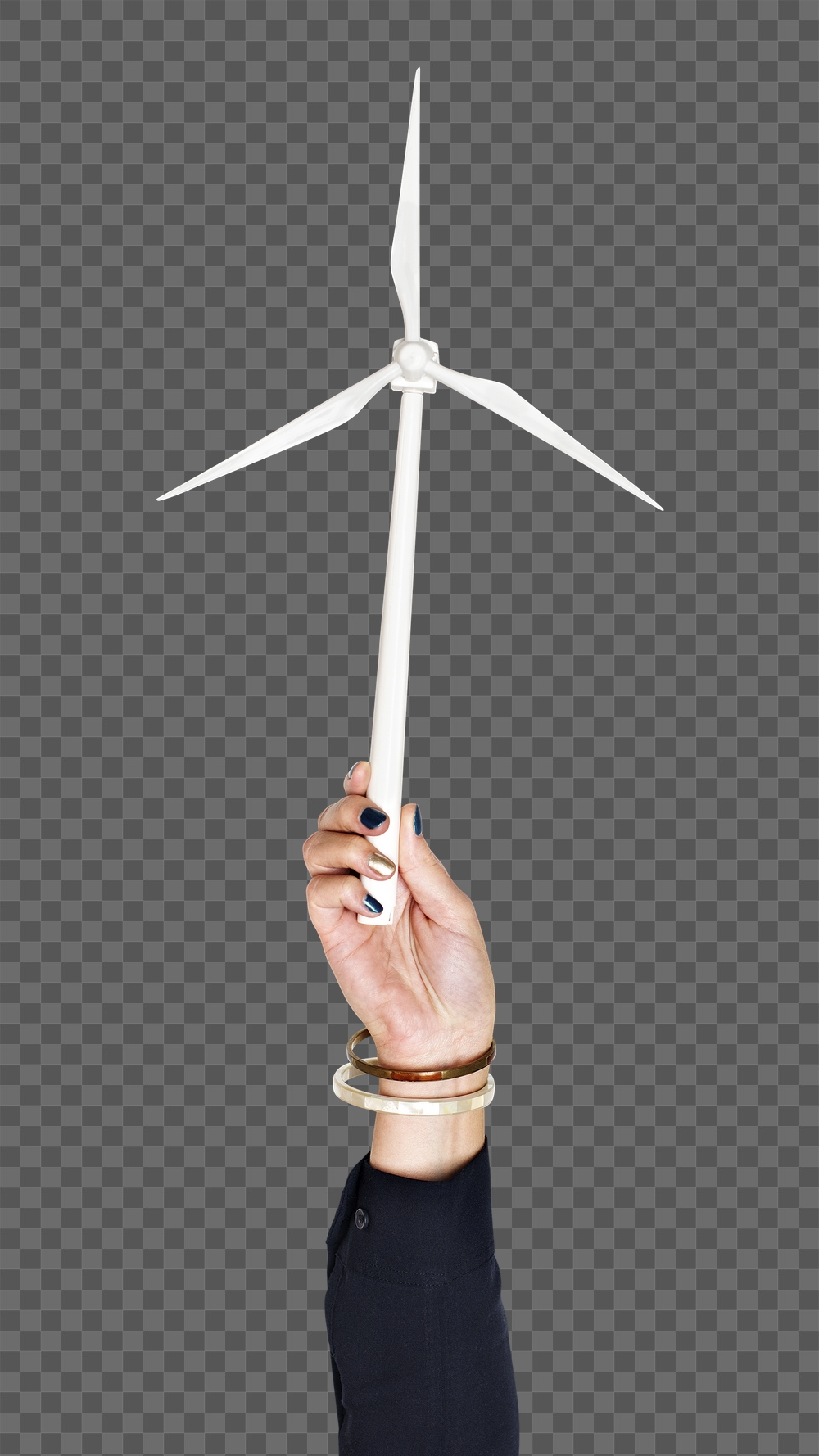 Wind power png in hand | Free PNG - rawpixel