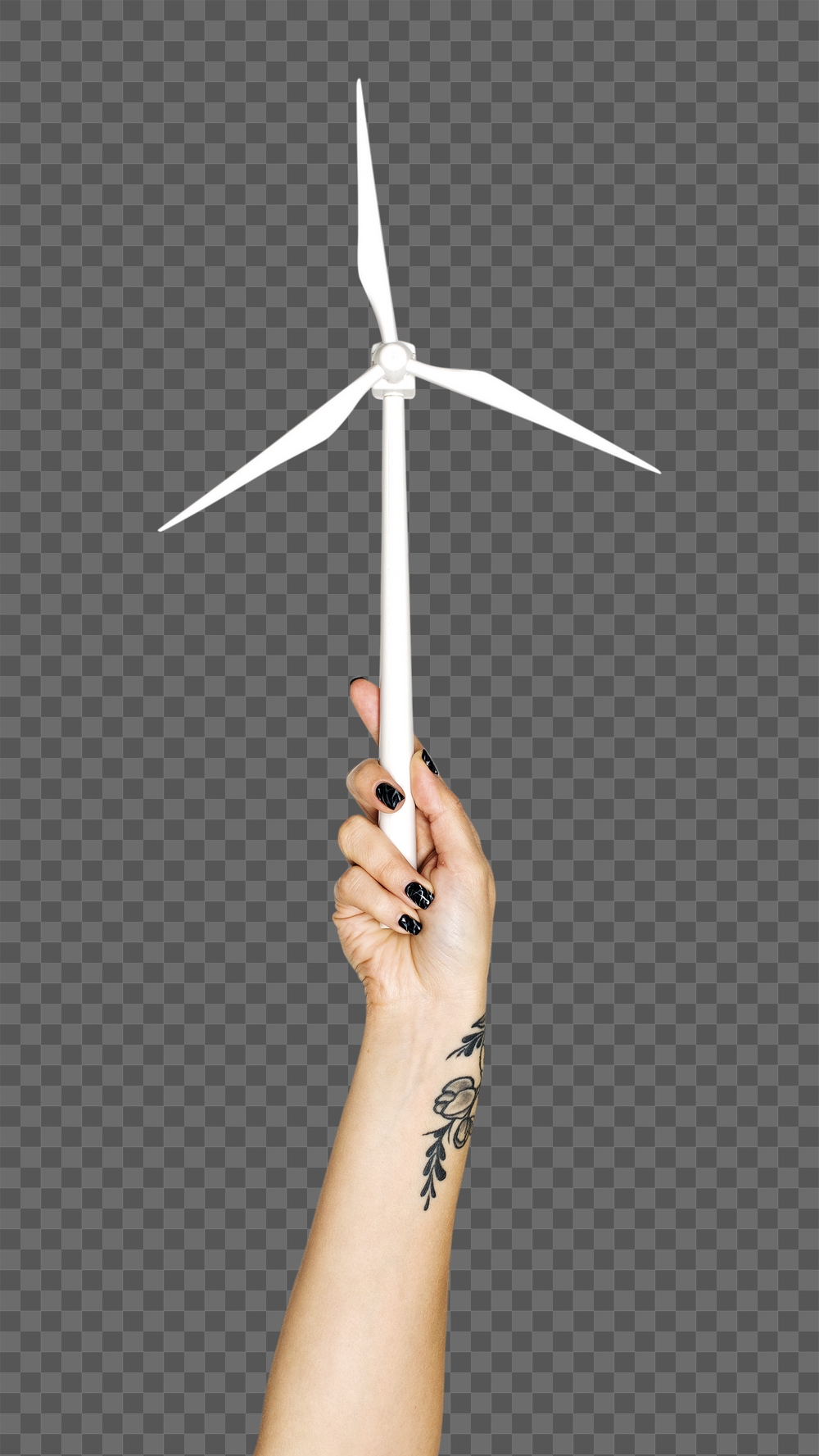 Wind power png in hand | Free PNG - rawpixel
