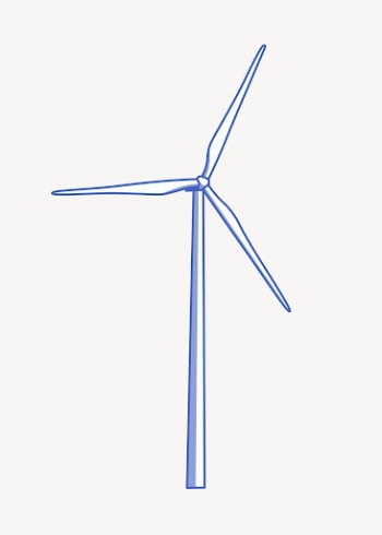 Wind turbine clipart, renewable energy | Free Photo - rawpixel
