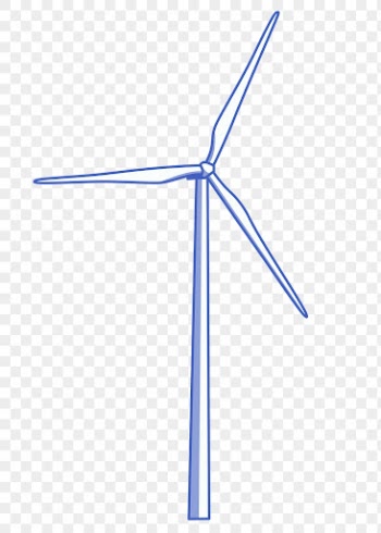 Wind turbine png sticker, renewable | Free PNG - rawpixel