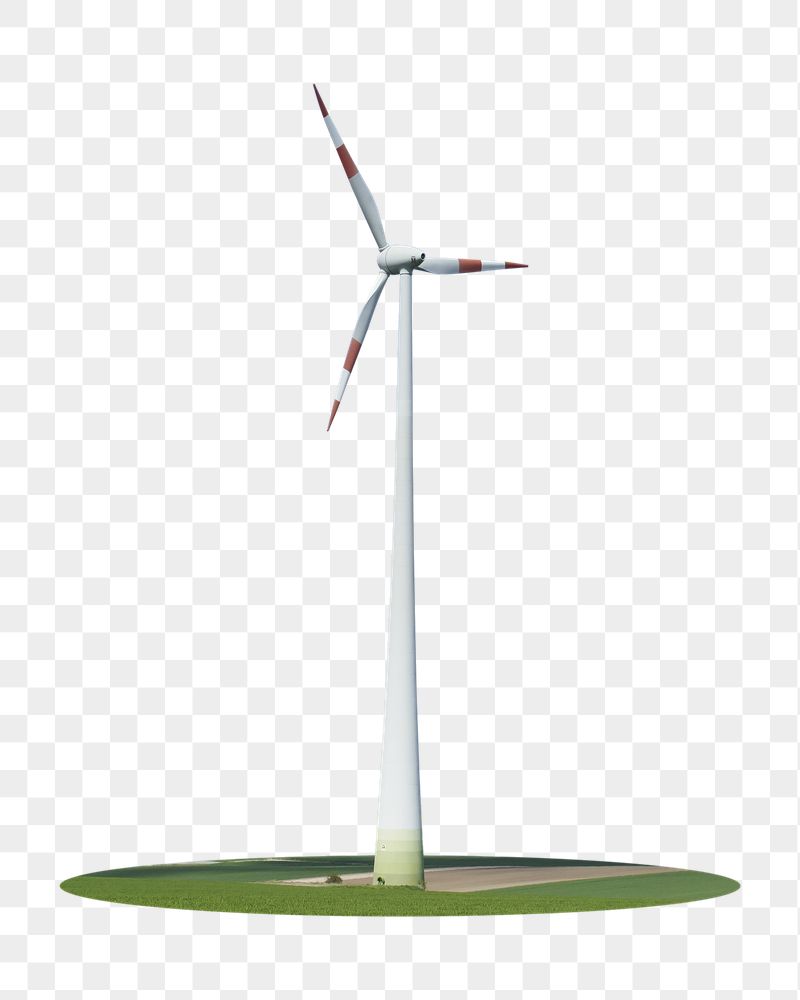 Wind turbine png sticker, transparent | Free PNG - rawpixel