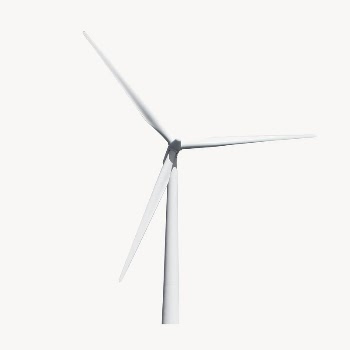 Wind turbine, sustainable environment technology | Free PSD - rawpixel