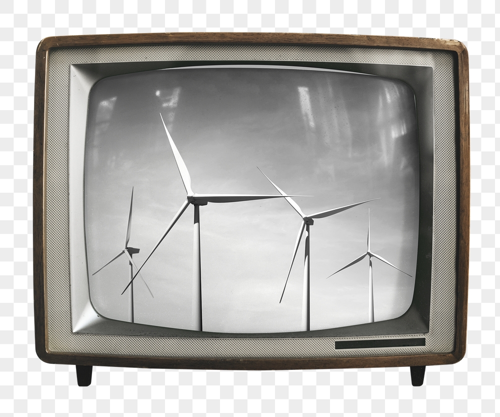 Wind turbines farm png sticker, | Free PNG - rawpixel