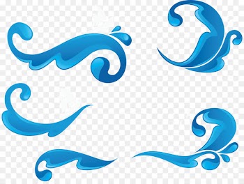 Wind wave Clip art - Waves and sailboat vector waves 