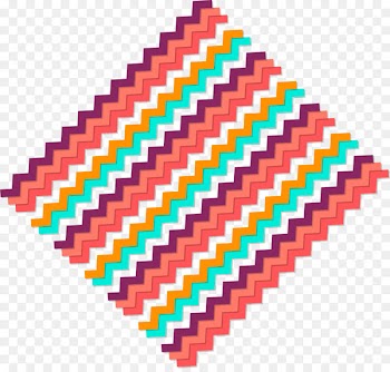 Wind wave - Color wave sawtooth stripes 