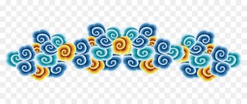 Wind wave Download Clip art - Colorful clouds border 