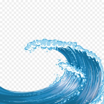 Wind wave Ocean Dispersion - Vector big sea 