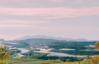 Winding River Across the Land