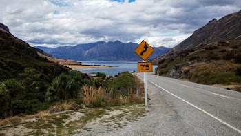 Winding Road Signage