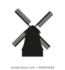 Windmill Silhouette Images, Stock Photos & Vectors | Shutterstock