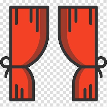 Window blind Curtain Furniture Icon, ribbon transparent background PNG clipart