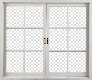 Window Door frame , Window , glass panel window with white frame transparent background PNG clipart