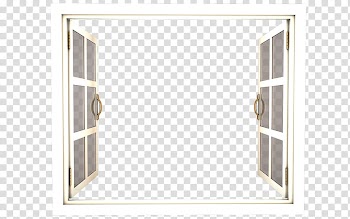 Window Frame, opened window transparent background PNG clipart