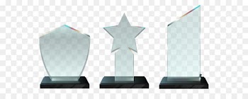 Window Glass - Glass trophy awards vector 