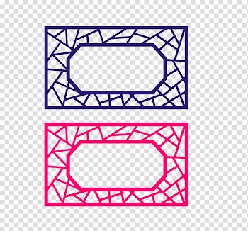 Window Motif, Blue rose red honeycomb window frame renderings transparent background PNG clipart