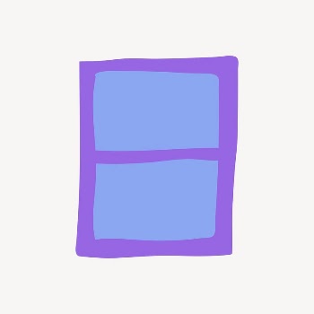 Window sticker, cute doodle in colorful | Free Vector Illustration - rawpixel