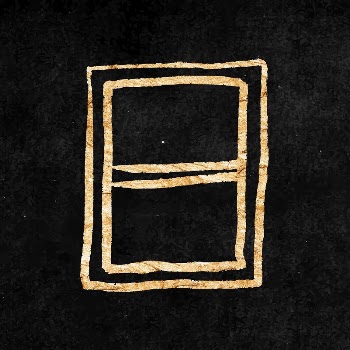 Window sticker, gold aesthetic doodle | Free Vector Illustration - rawpixel