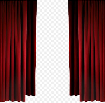 Window treatment Curtain Cortinas Rojas Drapery - Red curtains 