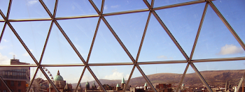 Window View of Buildings