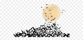 Window Wall decal Sticker Paper - Vector group of bats 